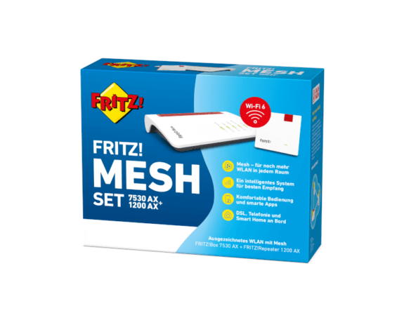 FRITZ!Mesh Set 7530 AX + 1200 AX