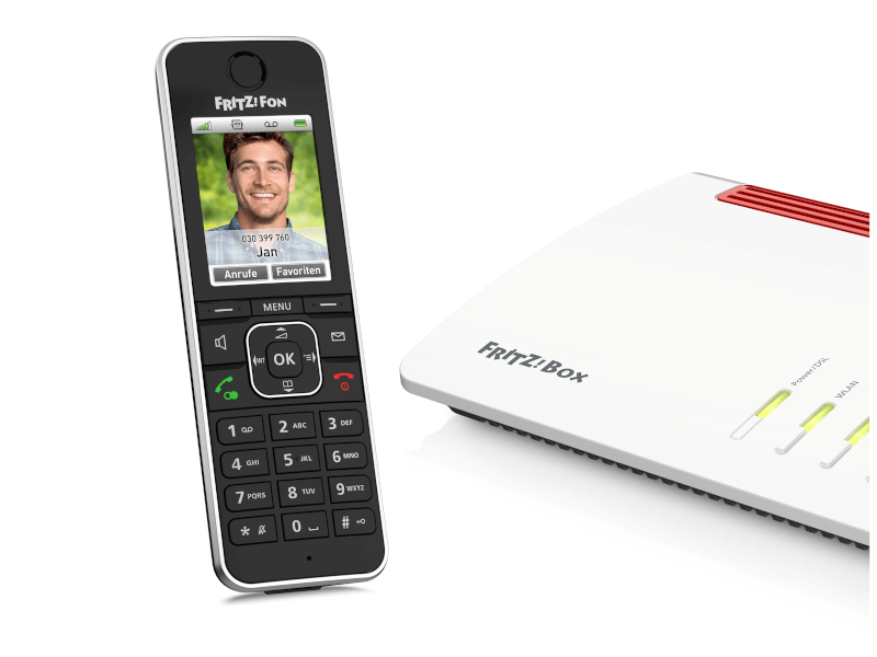FRITZ!Fon C6 International črni - slika 2