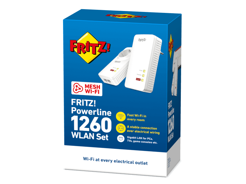 FRITZ!Powerline 1260 WLAN Set - slika 3