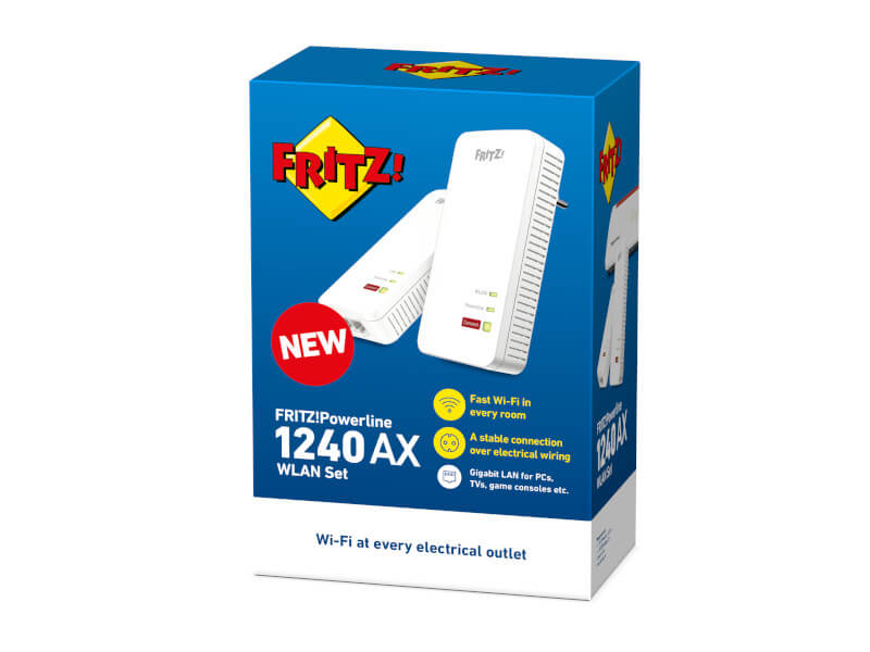 FRITZ!Powerline 1240 AX WLAN Set - slika 3
